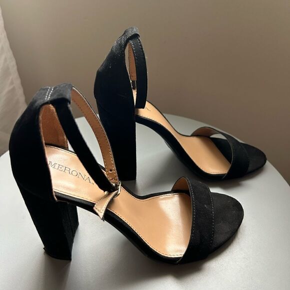 Merona Shoes - Merona Black Block Heel Sandal